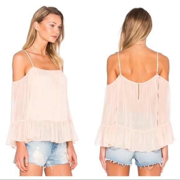 Lovers + Friends Tops - Lovers + Friends cold shoulder blouse